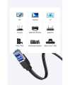 UGREEN NW153 Cat8 Ethernet Cable 3M 40Gbps 2000Mhz High Speed Pure Copper Braided Ethernet Cable. 