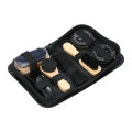 8PCS Shoe Shine Care Kit Black and Neutral Polish Brushes for Boots Shoes Sneakers. 