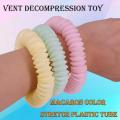 6pcs Mini Pop Tubes Sensory Fidget Toys Colourful Sensory Toys Pipes Pull Tubes Stretch Tubes Pastel for Toddler Baby Kids. 