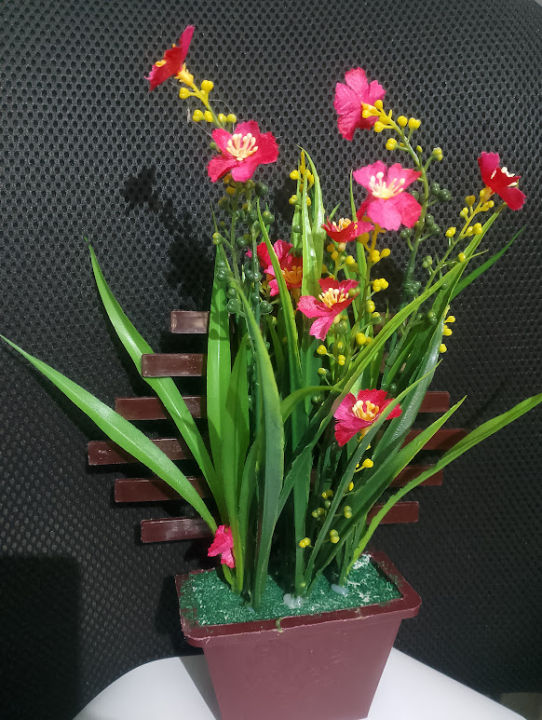 Artificial%20Flower%20Balcony%20Potted%20Plant%20Flowers%20Bouquet%20Wedding%20Home%20Garden%20Decor%20-%20Image%204
