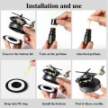 Automotive Air Purifier Solar Helicopter Interior Parts Decoration Propeller Rotation Automatic Flavoring Perfume Diffuser. 