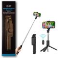 Q07 Bluetooth Integrated Selfie Stick and Bluetooth Remote Control - Selfie Stick - Selfie Stick. 