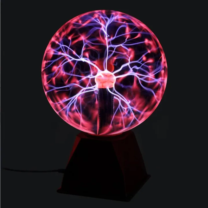 8%20Inch%20Plasma%20Ball%20Lamp%20Globe%20Static%20Night%20Light%20Magic%20Touch%20Sound%20Sensitive%20Glass%20Sphere%20Fun%20Toy%20Kids%20Plazma%20Desk%20Novelty%20Light%20-%20Image%202