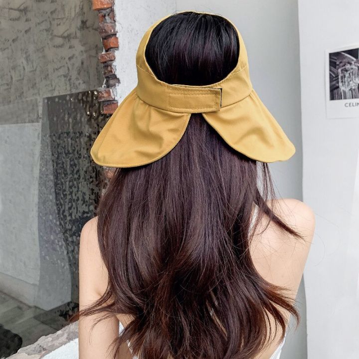 Summer%20Ladies%20Sun%20Hat%20Foldable%20Big%20Brim%20Wide%20Brim%20Beach%20Vacation%20Travel%20Hat%20UV%20Protection%20Ladies%20Panama%20Fisherman%20Hat%20-%20Image%206