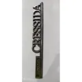 Car Monogram Logo Silver Color Toyota CRESSIDA. 