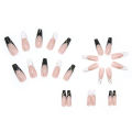 Menggh 24pcs Long Ballerina Fake Nails with Design Tip Long False Nails Wearable Nail Art. 