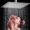 6" Stainless Steel Square Rain Shower Head Ultra Thin / 6" Rain Shower For Bathroom. 