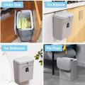 Kitchen Trash Can Kitchen Waste Bin Kitchen Garbage Cans Recycle Rubbish Bin for Kitchen Dustbin Garbage Bin Trash Bin Trashcan.
