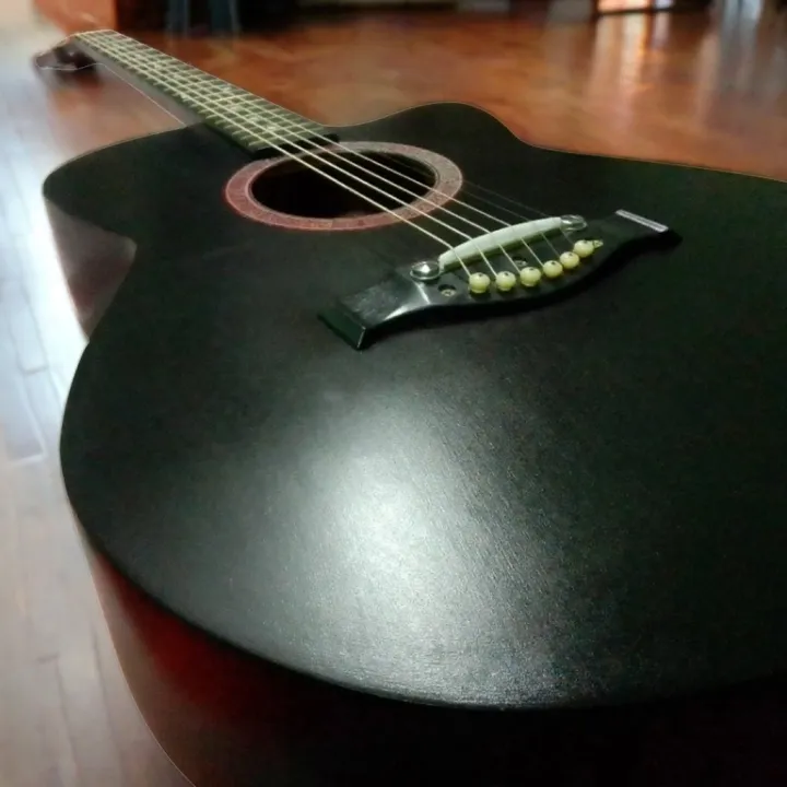 New%20Acoustic%20Guitar%2041%20Inch%20Cutaway%20Black%20Finish%20with%20Picks%20-%20High-Quality%20Musical%20Instrument%20-%20Image%208