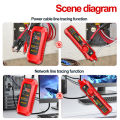 LAN Cable Tester RJ45 RJ11 Anti-Interference Network Cable Tester with Earphone Wire Tracer Ethernet Cable Telephone Line Tester. 