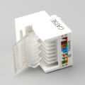 10Pcs RJ45 CAT5e Ethernet Network Keystone JackClip Module Wall Plug Connector Demoo. 