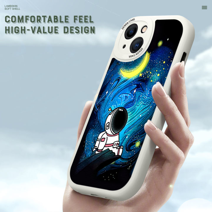 YYDS%20for%20Realme%207%20/%20Realme%20Narzo%2020%20Pro%20Back%20Cover%20Starry%20Sky%20Astronaut%20Leather%20Phone%20Case%20Ultra%20Thin%20Soft%20Drop%20Protection%20Case%20-%20Image%203
