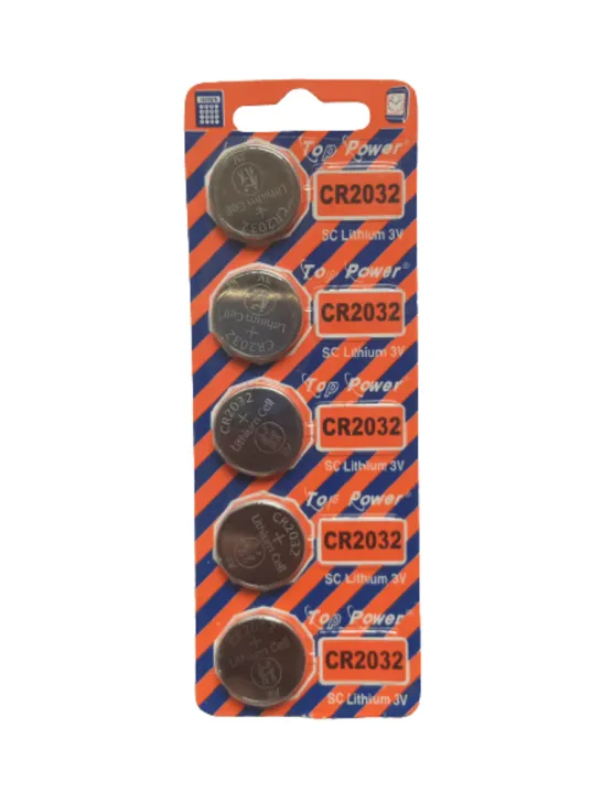 Top%20Power%20CR2032%203V%20Lithium%20Battery%203V%20Button%20Battery%20motherboard%20remote%20control%20Battery%205Pcs%20-%20Image%202