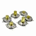 20PCS Tact Switch 4x4x1.5/1.7/2/2.5/3/3.5/4.3mm 4Pin Copper Head Fretting Key Waterproof Mini Toggle Push Button 4*4*1.5mm. 