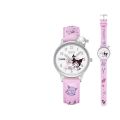 New luminous girls junior high school and primary school students cute cartoon watch Coolomi children's quartz watch.