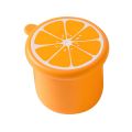 Making Ice Box Cylinder Ice Cube Mold Lemon Pattern Easy To Demold Ice Cube Maker with Lid Making Ice Cup. 
