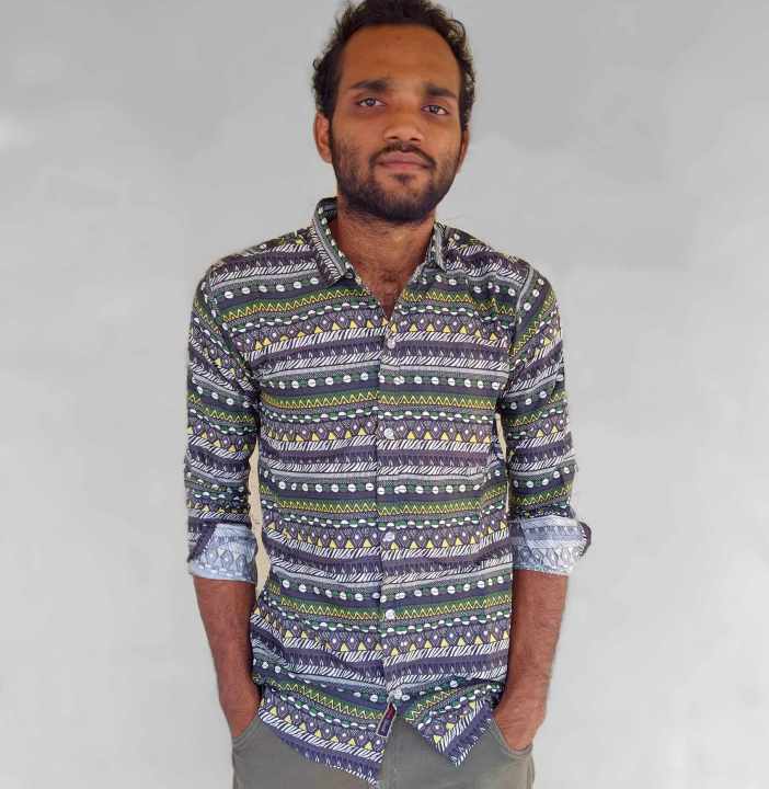 Digital print shirt for men