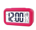 LED Display Time Alarm Clock Night Lights Thermoeter Lamp Snooze Rectangle Function Desk Clocks(Multicolor).