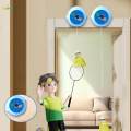 Indoor Badminton Trainer with Racket Practice for Activity. 