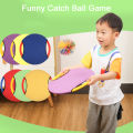 Catch Ball Game Toy Throwing Bouncy Ball Plate kindergarten Kids Sense Equipment Training Interactive Home Outdoor Sports Props.