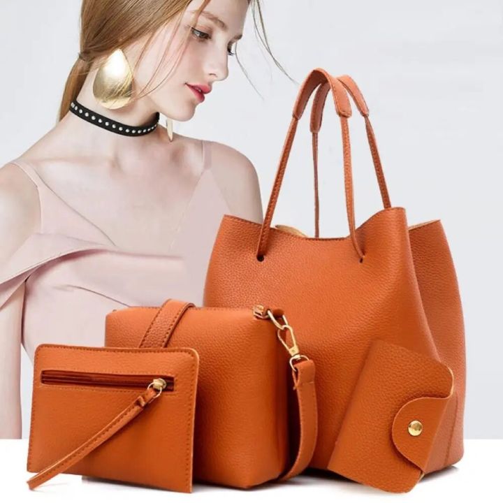 4Pcs%20Faux%20Leather%20Shoulder%20Bag%20Women%20Handbag%20Purse%20Set%20Trend%20Female%20Shoulder%20Bag%20Casual%20Ladies%20Crossbody%20Bags%20Clutches%20Totes%20-%20Image%205