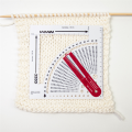 Knitting Gauge Converter Calculate Number of Stitches Rows Knitting Stable Plastic Calculator DIY Apparel Sewing Easy Install Easy to Use. 