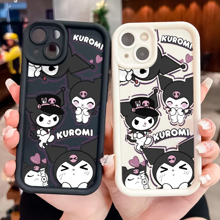 Jizetin%20for%20Redmi%20A3%20A3x%20Back%20Cover%20Shy%20Kuromi%20Ladder%20Camera%20Soft%20Rubber%20Mobile%20Phone%20Case%20-%20Image%203