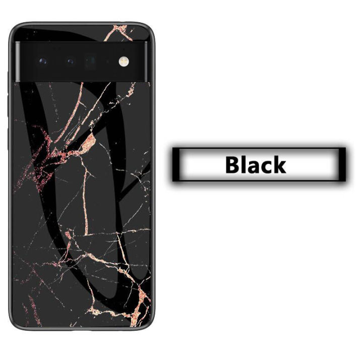 Phone%20Case%20for%20Google%20Pixel%206A%20Back%20Cover%20Fashion%20Marble%20Tempered%20Glass%20Soft%20Silicone%20Cases%20Caing%20hp%20for%20Google%20Pixel%206A%20Cover%20-%20Image%204