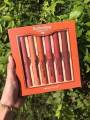 Heng Fang Dream Matte Velvet Lipsticks set 6 pieces. 