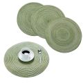 Individual 4 Pieces of Placemats Heat-Resistant Non-Slip Anti-Scald Washable Placemats Exquisite Product.