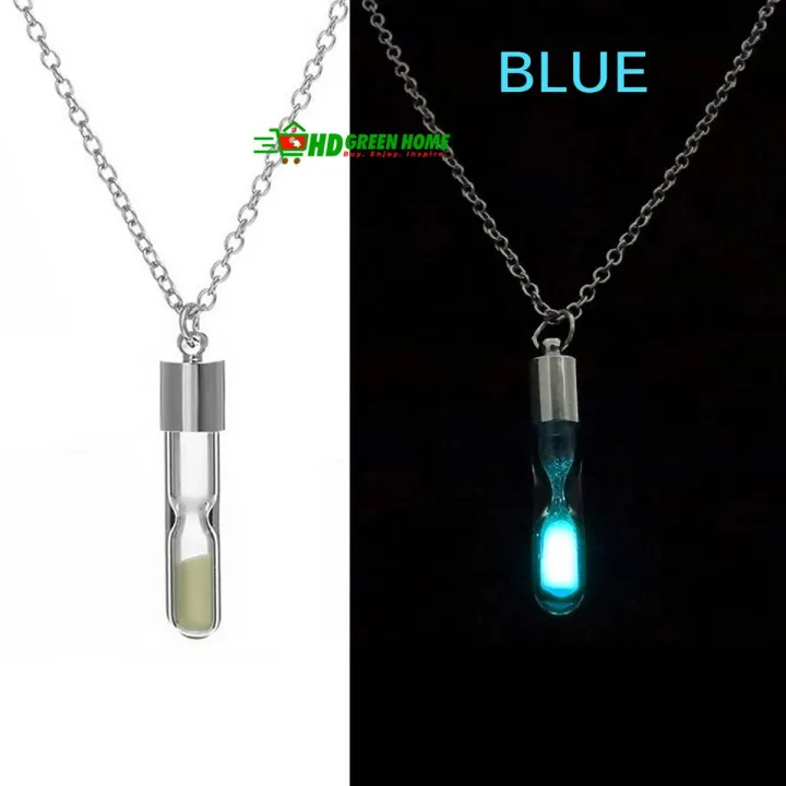 Hourglass%20Luminous%20Necklace%20Glass%20with%20Chain%20Glow%20in%20the%20Dark%20Sand%20Hourglass%20Pendant%20Jewelry%20Jewellery%20(Blue)%20-%20Image%202