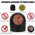 Soldering Iron Tip Cleaner,5PCS Wire Ball with 1PC Ball Shell Holder.