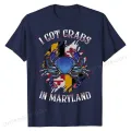I Got Crabs In Maryland Day Blue Crab T-Shirt Cotton Casual Tops Shirts Slim Fit Men T Shirt. 