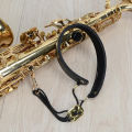Adjustable Saxophone Neck Padded Leather Strap Sax Harness Hanging Belt Strap jingu.