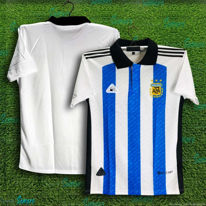 Argentina%20World%20Cup%20Jersey%202026/27%20Short%20Sleeve%20Football%20Jersey%20For%20Men%20-%20Half%20Sleeve%20collar%20Polo%20-%20Argentina%20Jersey%202026%20-%20Image%204