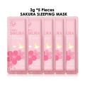 LAIKOU Sakura Sleeping Mask - 5Pcs Face Mask. 