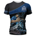 Mechanic shirt men's T-shirt mechanical tools print short sleeve summer Jersey casual tops oversized trendy breathable clothing. 