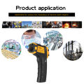 KOGEEK -50~390°C 12:1 Mini Portable Handheld Digital Non-contact IR Infrared Ther-mo-meter Temperature Tester Pyrometer Industrial Infrared Ther-mo-meter Color LCD Display Centigrade Fahrenheit (NOT for Humans). 