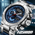 LIGE New Men LED Digital Watches Luminous Fashion Sport Waterproof Watches For Man Date Army Military Clock Relogio Masculino.