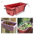 Fence Balcony Hanging Planter for Patio Outside Window Deck Railing Planter. 