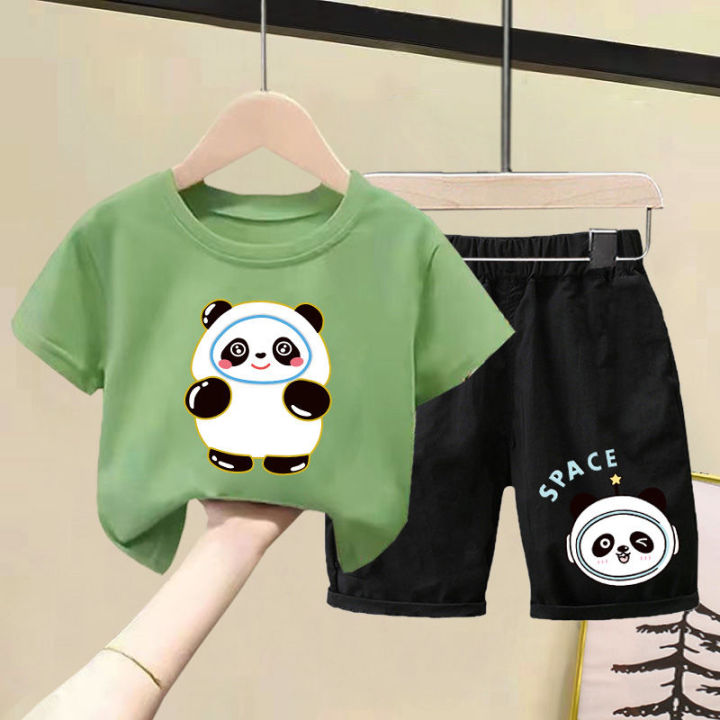 100%25Cotton%20Boys'%20and%20Girls'%20Suit%20Children's%20Summer%20Short%20SleeveTT-shirt%20Baby%20Shorts%20Children%20Cartoon%20Two%20Piece%20Set%20-%20Image%206