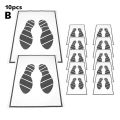 10/25Pcs Disposable Paper Foot Mats Portable Vehicle Foot Pads Folding Floor Mats Car Foot Pad Car Interior Accessories Jessica. 