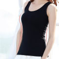 Sunnyheart Bottoming Vest Stretchy O-Neck Sleeveless Sport Bottoming Top. 