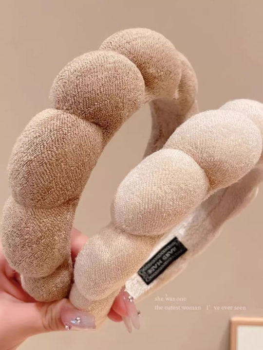 Hair%20Band%20SHEIN%20Style%20Imported%20Style%20Soft%20Cloud%20Sponge%20High%20Cranial%20Top%20Hair%20Hoop%20Hand%20Made%20best%20quality%20-%20Image%205