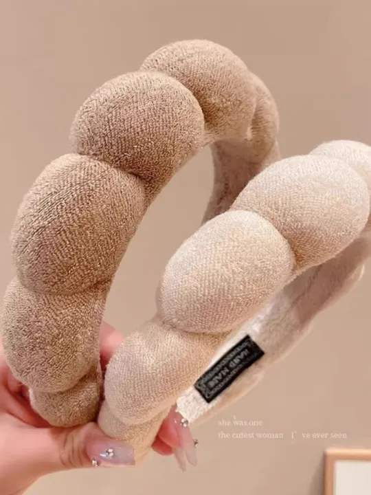 Hair%20Band%20SHEIN%20Style%20Imported%20Style%20Soft%20Cloud%20Sponge%20High%20Cranial%20Top%20Hair%20Hoop%20Hand%20Made%20best%20quality%20-%20Image%205