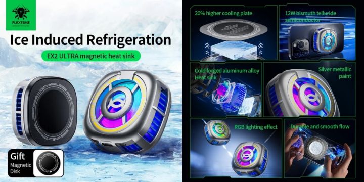 Plextone%20EX2%20Ultra%20RGB%20Magnetic%20Phone%20Cooler%20%E2%80%93%2012%E2%80%AFW%20Semiconductor,%20Strong%20Magnetic%20Placement,%20Type%E2%80%91C%20-%20Image%207