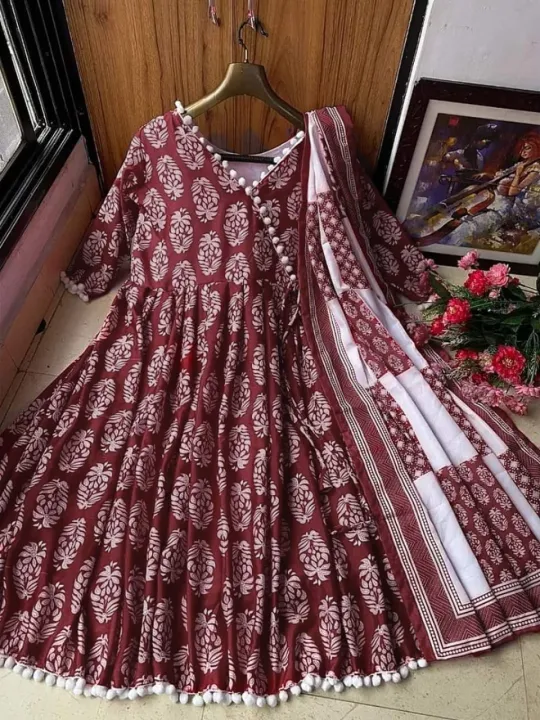 Trendsetter%20-Linen%20Ready%20Made%20Fashionable%20Gown%20designed%20long%20salwar%20kamez%20orna%20For%20Stylish%20Women%20/%20Girls%20(%203%20pcs%20)-%20Inventive%20Choice%20-%20Image%205