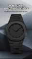 New Arrive Custom Arabic Dial Casual Ultra Thin Black Fashion Wrist  Luxury Mens Quartz Watch. 
