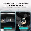 Car Bluetooth 5.3 Mini USB Transmitter Receiver with LED Display Handsfree Call Car Kit Auto Wireless Audio For Fm Radio.
