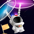 Remote Controlled UFO Spaceman Gesture Sensing Flying Robot Astronaut Spacecraft Helicopter Airplane Led Kids Pink. 